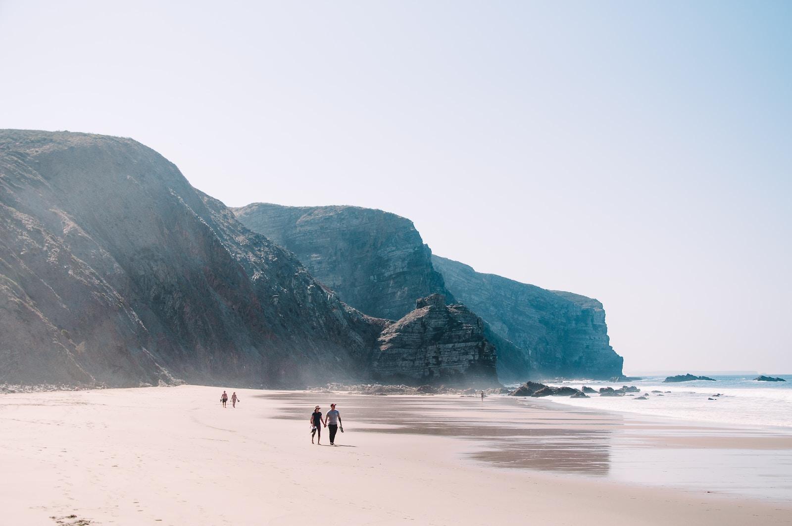 people in beach